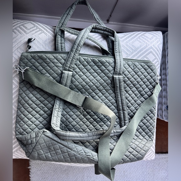 Vera Bradley Lyla Tote Bag Ivy Green - Picture 5 of 8